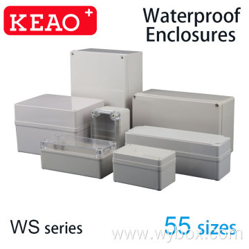 76 Sizes polyester wall-mounting enclosures box waterproof IP65 abs plastic mount db box electrical electric flanged housing